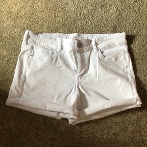 White American Eagle Jean Shorts